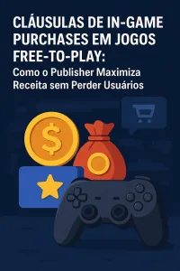 Imagem principal do artigo Cláusulas de In-Game Purchases em Jogos Free-to-Play: Como o Publisher Maximiza Receita sem Perder Usuários